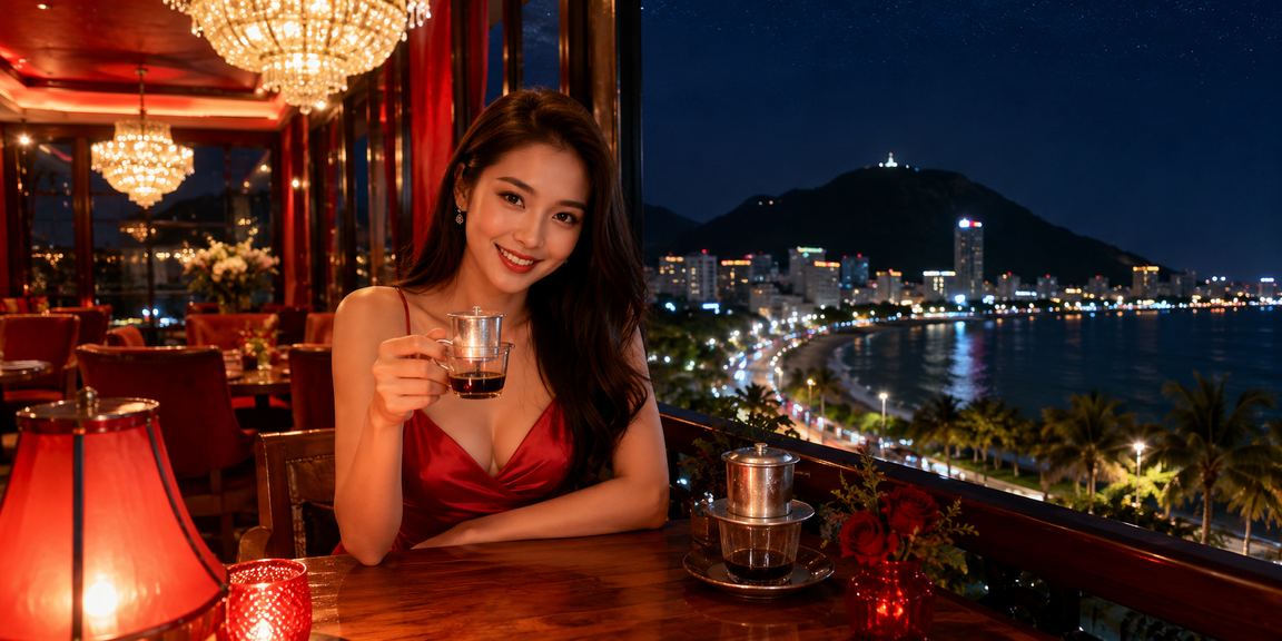 Người dùng thưởng thức cà phê tại Vũng Tàu trong khi theo dõi cá cược thể thao trực tuyến